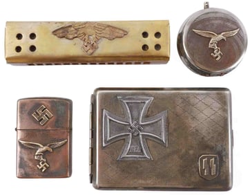WWII GERMAN THIRD REICH PERSONAL EFFECTS LOT OF 4