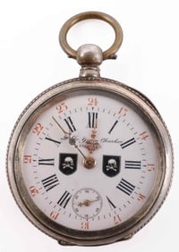 WWII GERMAN THIRD REICH POCKET WATCH WAFFEN-SS