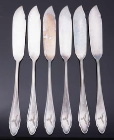 WWII GERMAN REICH SILVERWARE LOT OF 6 LUFTWAFFE