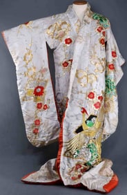 JAPANESE SILK WEDDING KIMONO UCHIKAKE