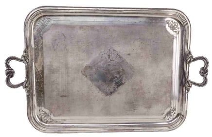 KINGDOM OF ITALY HOUSE OF SAVOY SILVER PLATTER