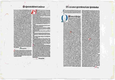 INCUNABULA LEAF CARDINAL PIERRE D'AILLY CA 1490