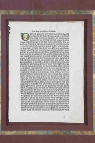 INCUNABULA LEAF LIFE OF CHRIST JOHANN ZAINER 1485
