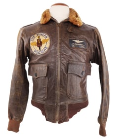 KOREAN WAR US PILOT G-1 JACKET WITH PATCHES