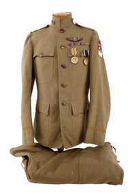 US AEF PILOT TUNIC SECOND ARMY AIR CORPS