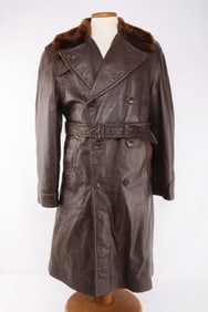 WWII U.S. NAVY AVIATOR FLIGHT OVERCOAT