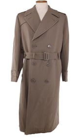 WWII UNITED STATES ARMY SUEDE LONG COAT