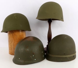 4 M-1 HELMET LINER LOT FIRESTONE CAPAC M-17