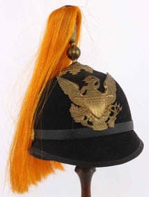 US MODEL 1881 CAVALRY DRESS HELMET SPIKE & PLUME