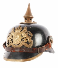 WWI BAVARIAN ERSATZ PICKELHAUBE HELMET