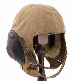 WWII GERMAN LUFTWAFFE SUMMER FLIGHT HELMET