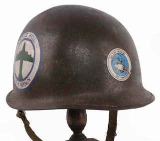 WWII US ARMY M1 HELMET 541A VIETNAM REISSUE