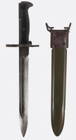 WWII M1 GARAND UFH BAYONET WITH SCABBARD
