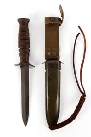 WWII USM3 BAYONET BY IMPERIAL WITH SCABBARD