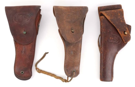 1 WWI & 2 WWII 1911 HOLSTER LOT OF 3