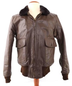 U.S. NAVY G-1 LEATHER & SHEEP COLLAR JACKET