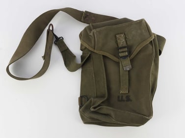 WWII US M1 AMMUNITION BAG DATED 1944