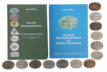 LOT OF 13 WWII GERMAN THIRD REICH DOG TAGS