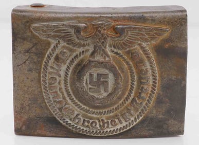 WWII GERMAN REICH SS ENLISTED MAN BELT BUCKLE