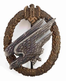 WWII GERMAN REICH ARMY PARATROOPER BADGE
