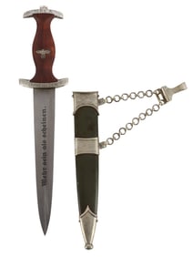 WWII GERMAN NPEA NAPOLA CHAINED LEADERS DAGGER