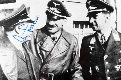 GERMAN ADOLF GALLAND LUFTAWFFE PILOT AUTOGRAPH