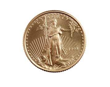1998 GOLD 1/10 OZT OUNCE AMERICAN EAGLE BU COIN
