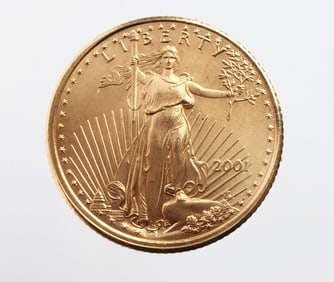 2011 GOLD 1/10 OZT OUNCE AMERICAN EAGLE BU COIN