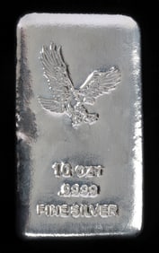 10 OZT OUNCE .999 FINE SILVER BAR INGOT