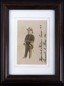 ADMIRAL F THUMB PROMOTIONAL POSTCARD WALLACE