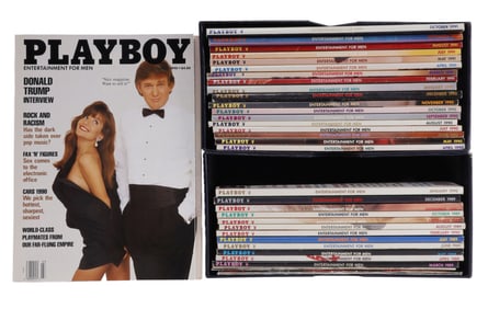 PLAYBOY COLLECTION 1989 TO 1991 TRUMP ISSUE