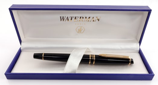 WATERMAN OF PARIS 18K GOLD NIB FOUNTAIN PEN