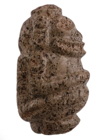 ANTHROPIC TAINO CONGLOMERATE STONE EFFIGY