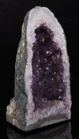13-INCH PURPLE AMETHYST CRYSTAL CATHEDRAL GEODE