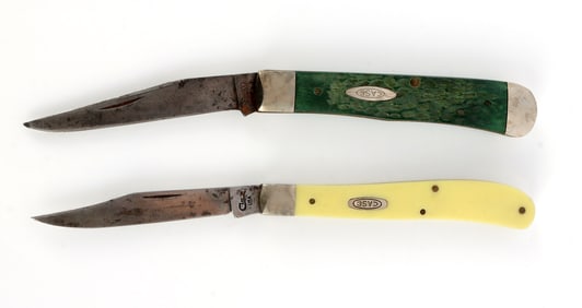 VINTAGE CASE 31048 AND G1654 KNIFE LOT OF 2