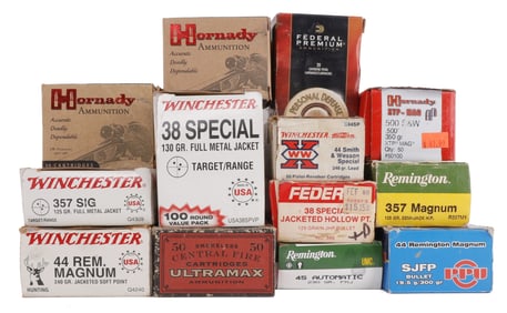 250+ RDS .38 SPECIAL .44 REM MAG REVOLVER AMMO