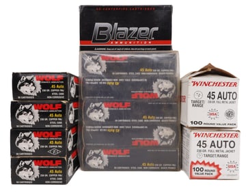 700 ROUNDS.45 ACP 230GR FMJ PISTOL AMMO