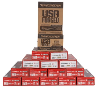 1000 RDS 9MM 115GR FMJ FEDERAL & WINCHESTER AMMO