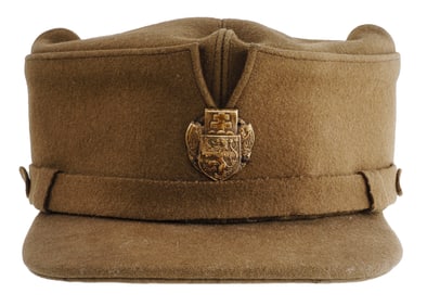 CZECH LEGION WWI PEAKED CAP
