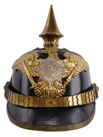 PRUSSIAN GARDE INFANTRY OFFICER PICKELHAUBE