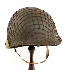 WWII US M1 HELMET WITH 39TH INFANTRY AAA0 PAINT