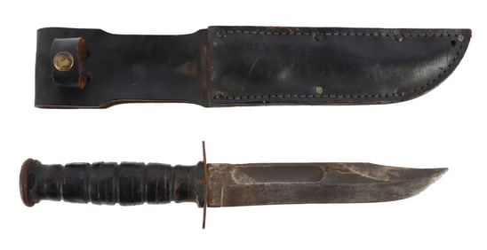 WWII U.S. ONTARIO MARINE CORP FIGHTING KNIFE
