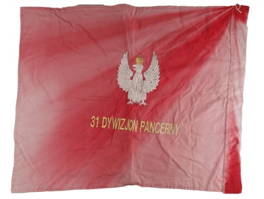WWII POLISH 31ST PANZER DIVISION FLAG