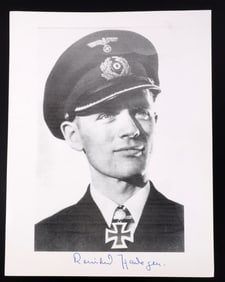 WWII GERMAN REICH REINHARD HARDEGEN SIGNATURE
