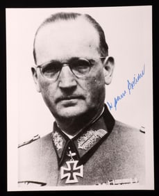 WWII GERMAN THIRD REICH HANS SPEIDEL SIGNATURE