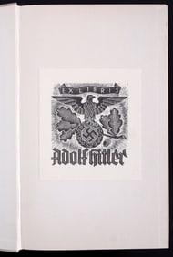 WWII GERMAN THIRD REICH ADOLF HITLER EX LIBRIS