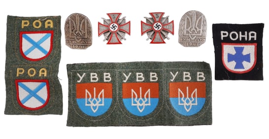 WWII GERMAN THIRD REICH COSSACK ITEMS LOT OF