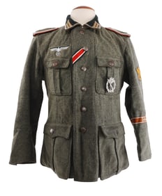 WWII GERMAN THIRD REICH M43 POLICE TUNIC