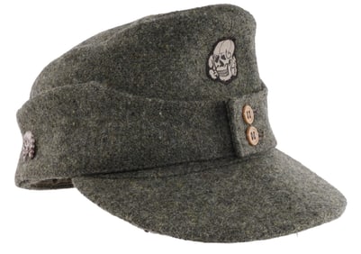 WWII GERMAN THIRD REICH WAFFEN-SS FIELD CAP