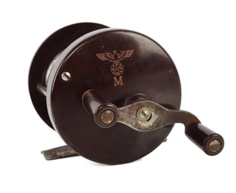 WWII GERMAN REICH KRIEGSMARINE FISHING REEL
